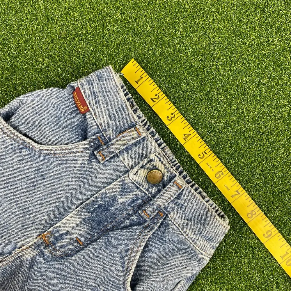 Vintage Rustler Toddler Blue Light Wash Denim Straight Leg Jeans Sz 4 Slim